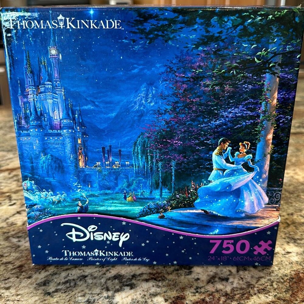 Disney Thomas Kinkade Cinderella puzzle 750 pieces NWT